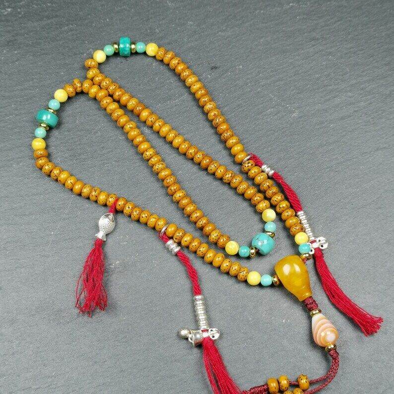 5mm Mini Size Lotus Seed Mala - Gandhanra-ART