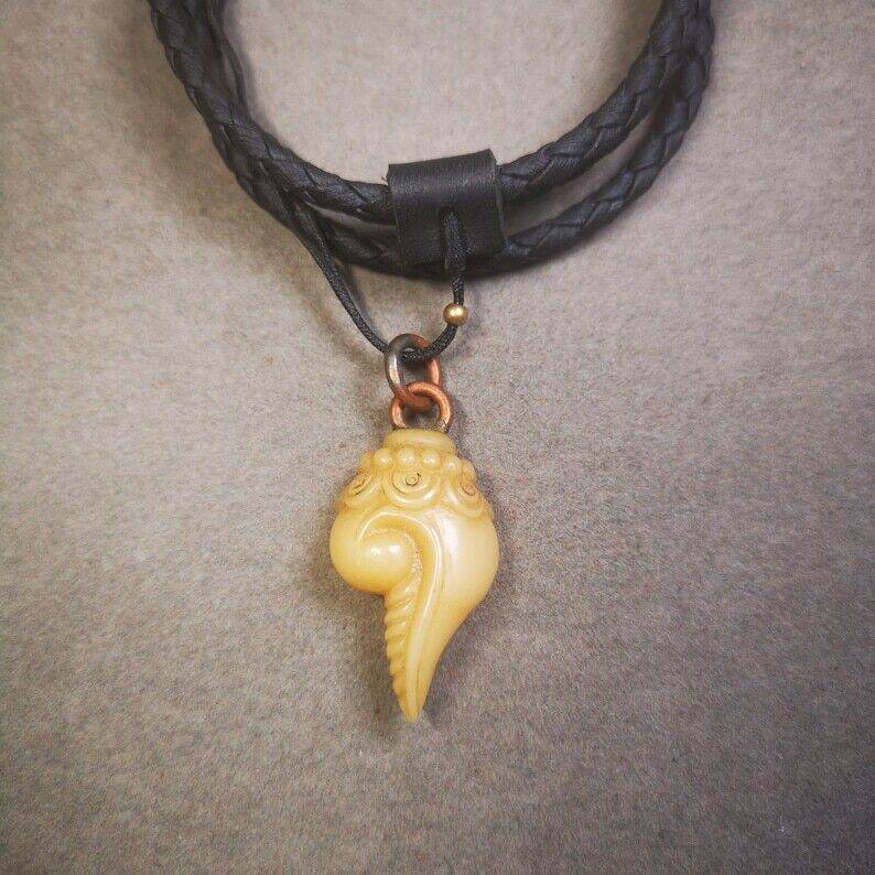 Yak Bone Amulet,Shankha - Gandhanra-ART