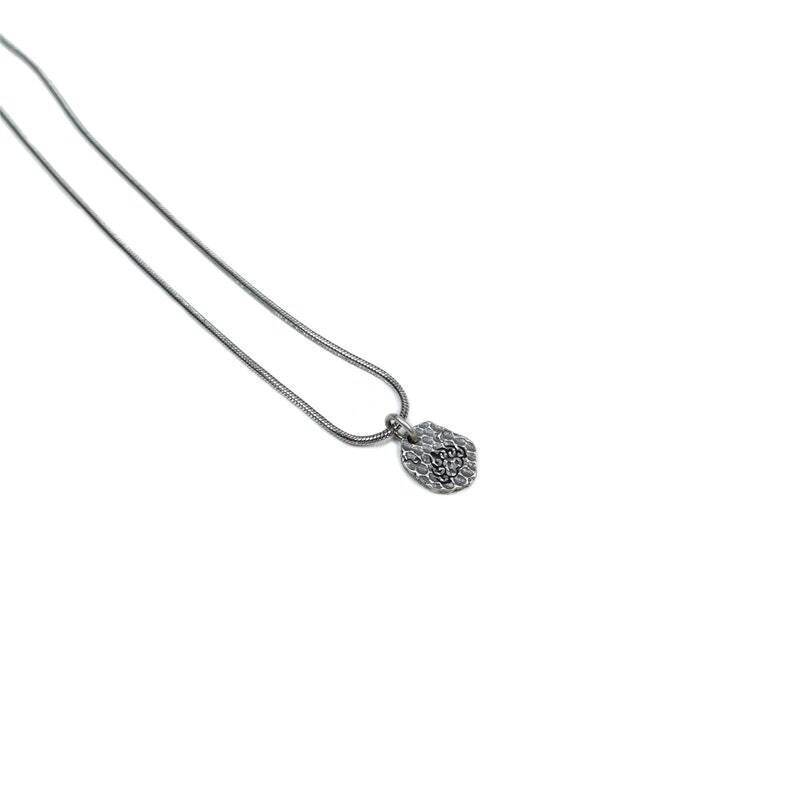 Tibetan Lucky Charm, Unique Buddhism Flame,Silver Pendant Amulet - Gandhanra-ART