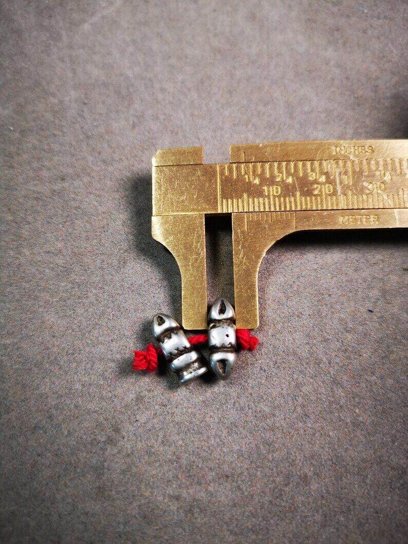 Amulet Pendant,Mini Vajra and Dorje Bell, Mala Accessories - Gandhanra-ART