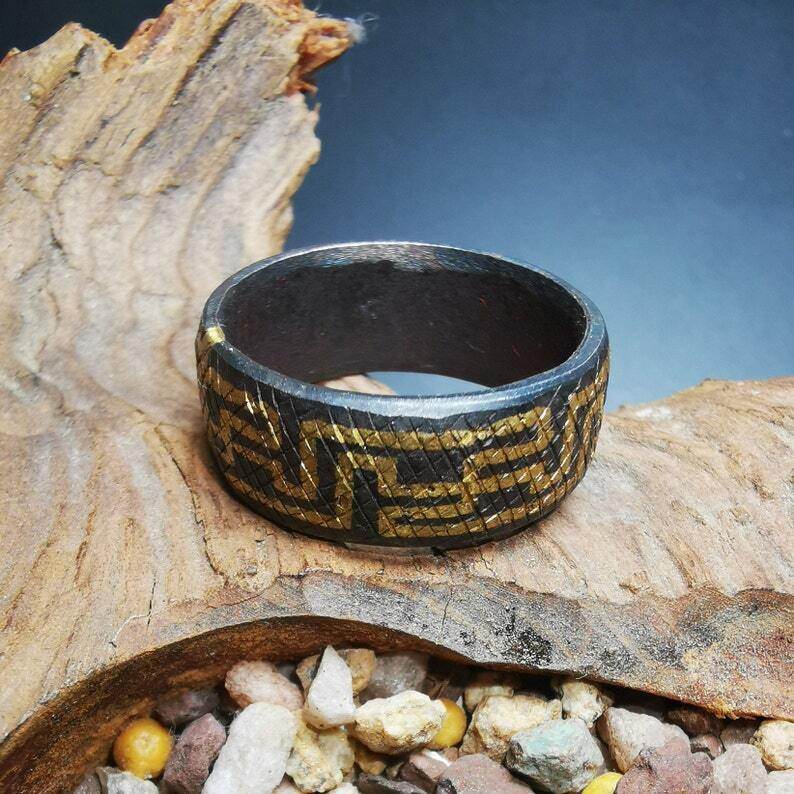 Gandhanra Unique Handmade Tibetan Ring,Made of Gold Filled and Silver Filled - Gandhanra-ART