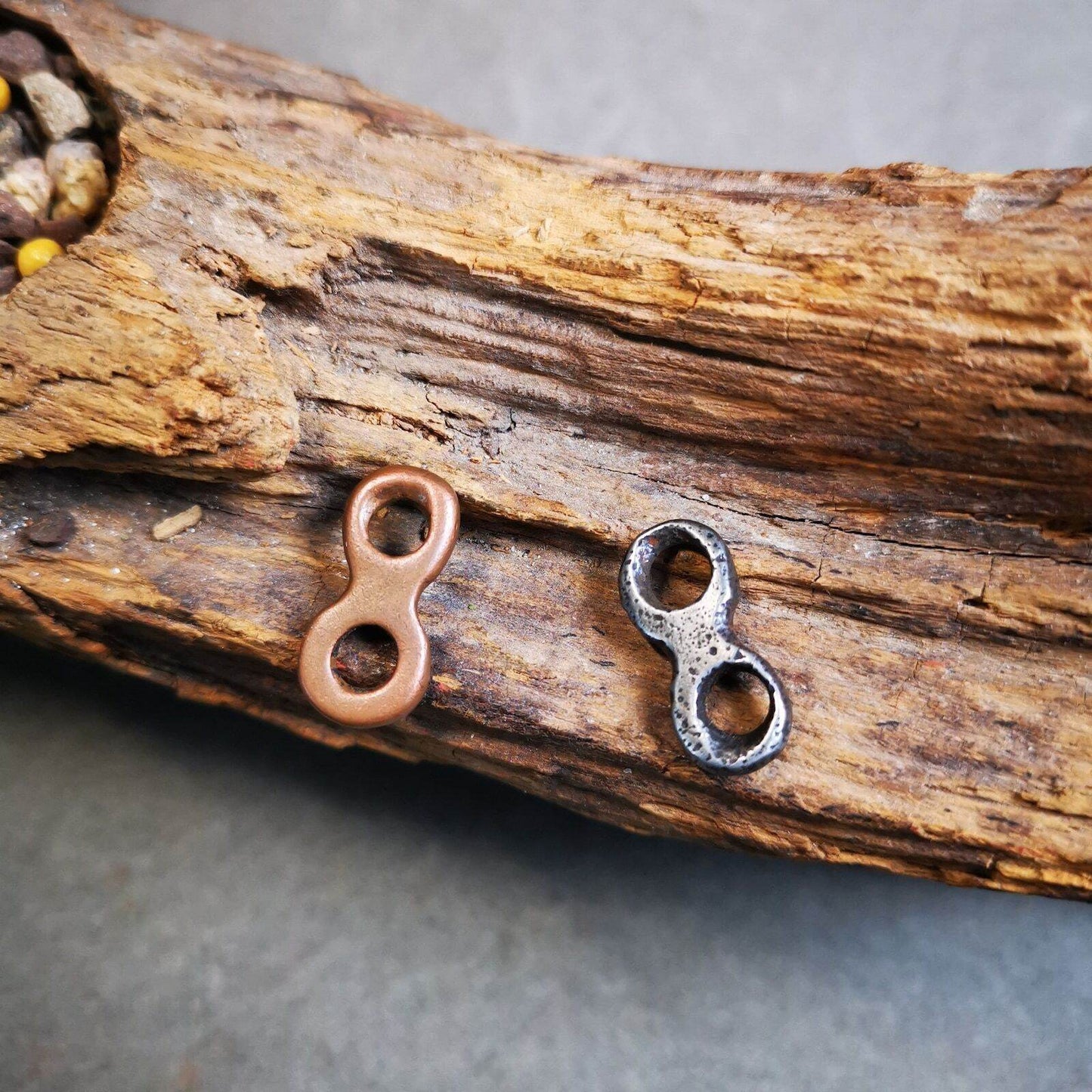Old Mala Clip, Mala Pendant Connecting Ring - Gandhanra-ART