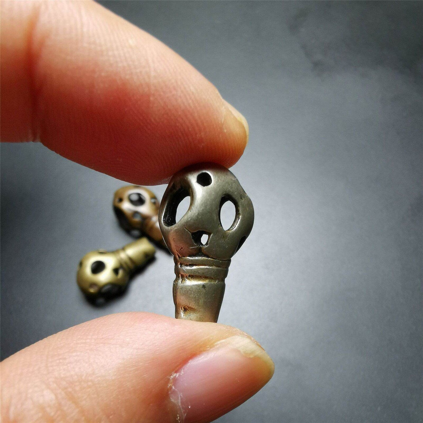 Guru Bead,T-drilled 3-Hole Bead Connector for Mala,Prayer Bead - Gandhanra-ART