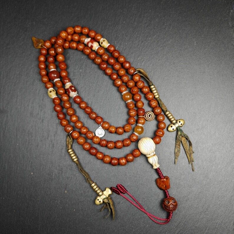 Collar Mala, cuentas de oración de 10 mm