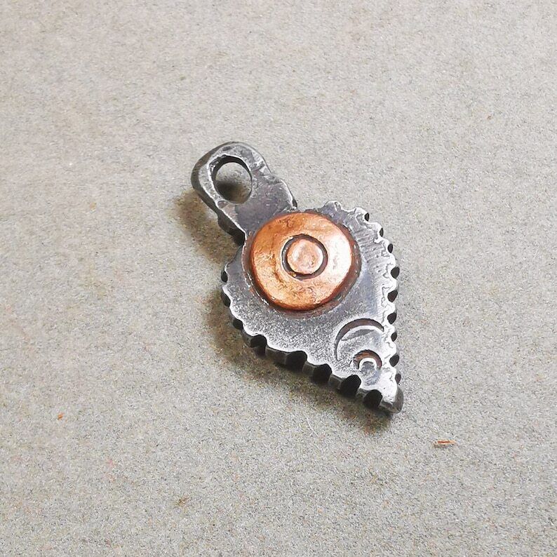 Mala Amulet,Mani Jewel Pendant,1.0" × 0.7"