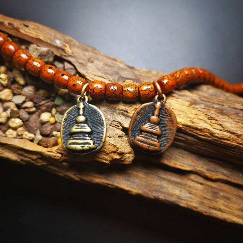 Mala Amulet,Stupa Pendant - Gandhanra-ART