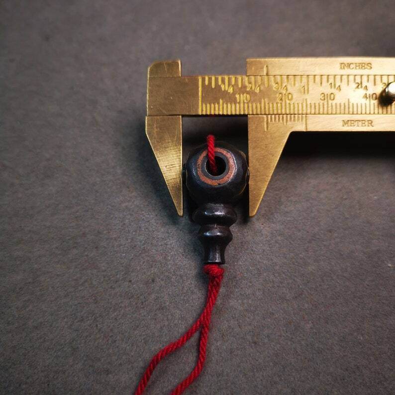 Mala Guru Bead, T-drilled 3-Hole Connector Bead - Gandhanra-ART