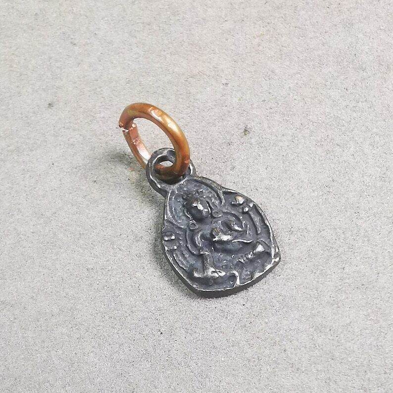 Mala Pendant,Yellow Jambhala Amulet - Gandhanra-ART