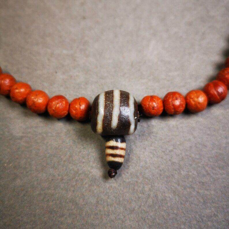 T-drilled 3-Hole Mala Bead - Gandhanra-ART
