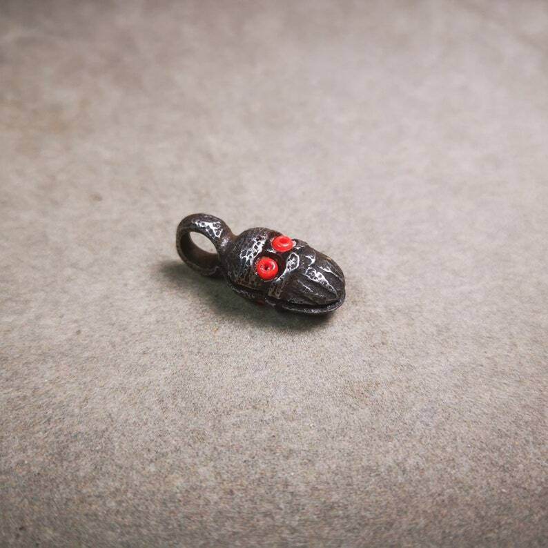 Mala Counter Clip,Skull Bum Counter Clip for Prayer Beads - Gandhanra-ART