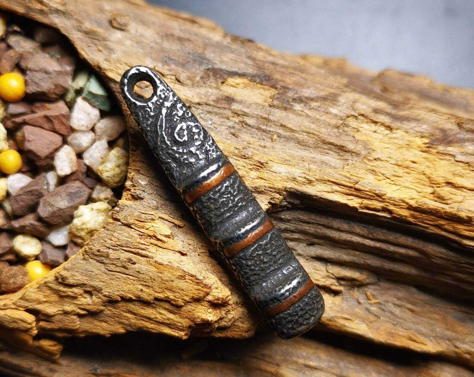 Thokcha Amulet Pendant,Mini Tibetan Ladder of Heaven - Gandhanra-ART