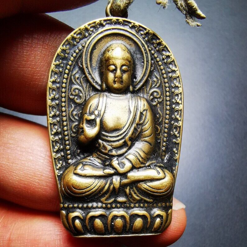 Gandhanra Tibetan Buddhist Amulet,Shakyamuni Pendant,Gautama Buddha Pendant