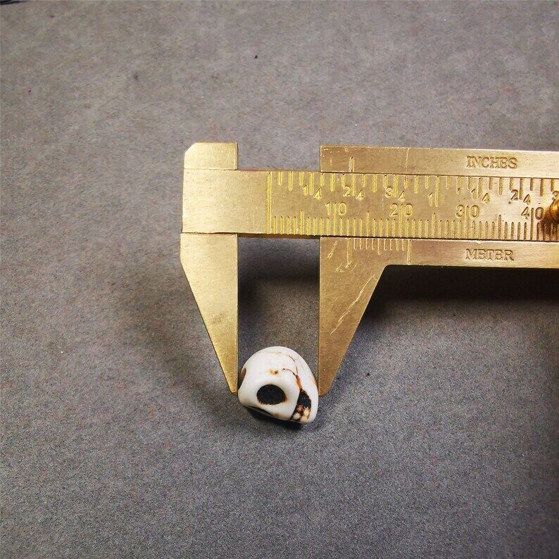 Citipati Skull Marker Beads 0.4"×0.47"