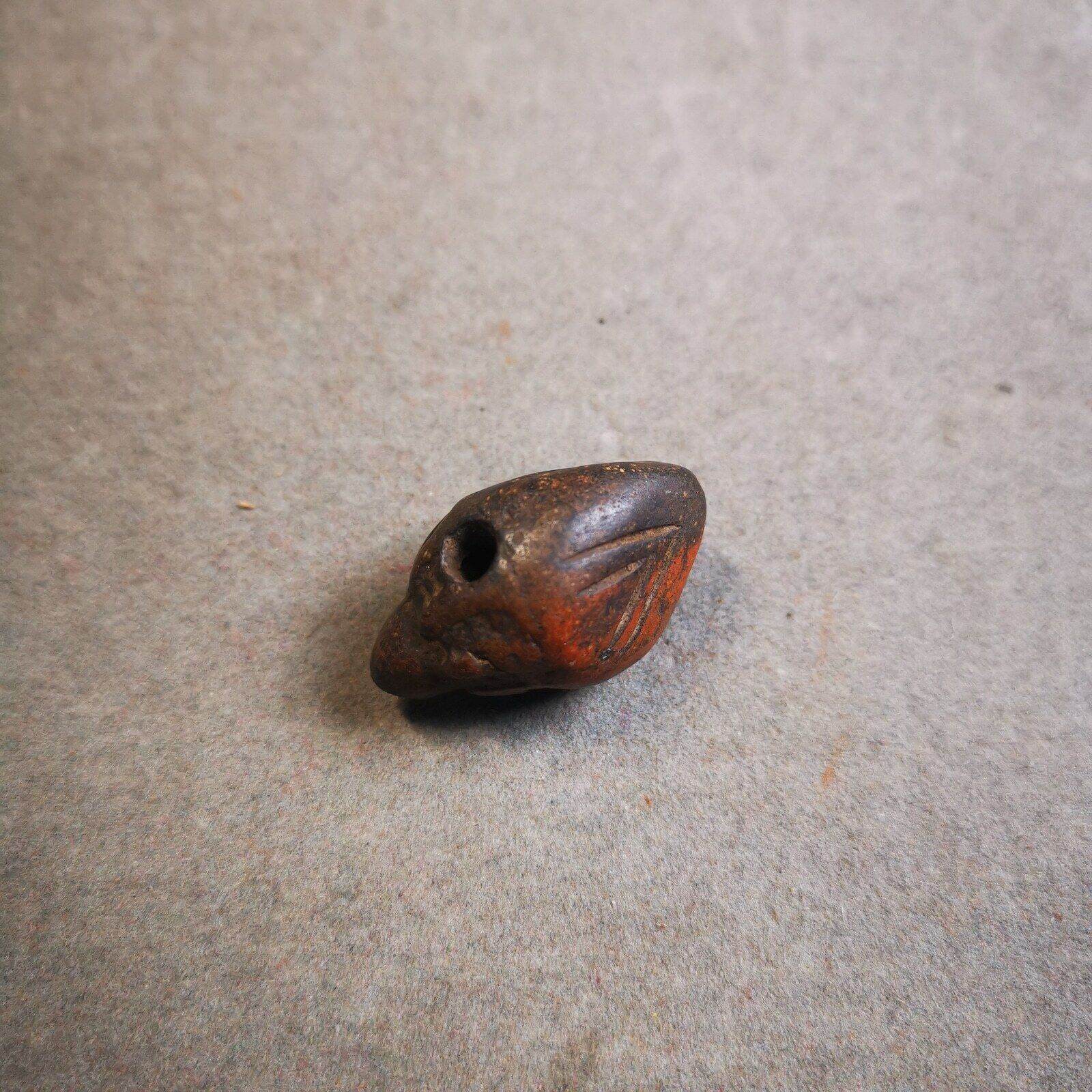 Old Tibetan Niang La Tsa Tsa Statue Amulet, Small Stupa,Pagoda Pendant - Gandhanra-ART