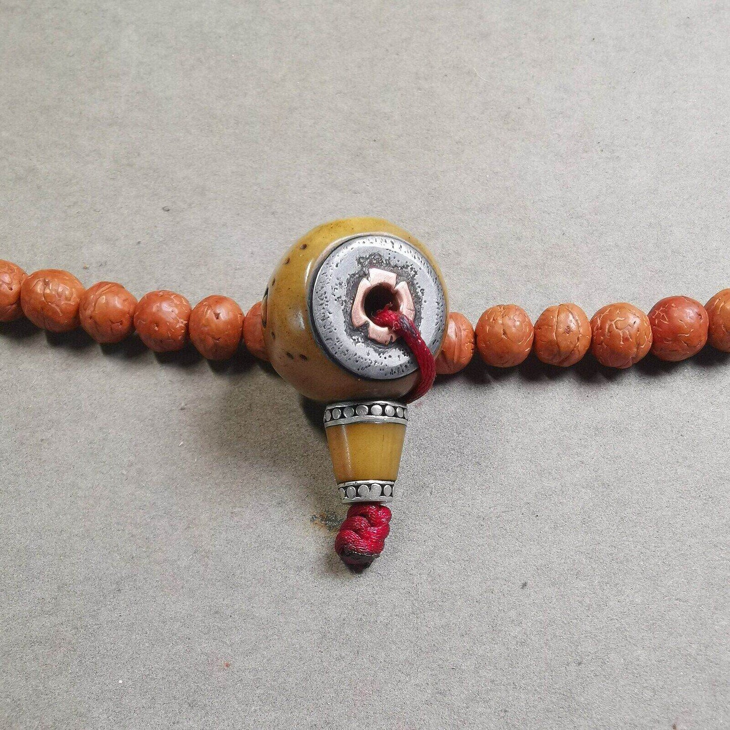 Guru Bead,T-drilled 3-Hole Prayer Bead - Gandhanra-ART