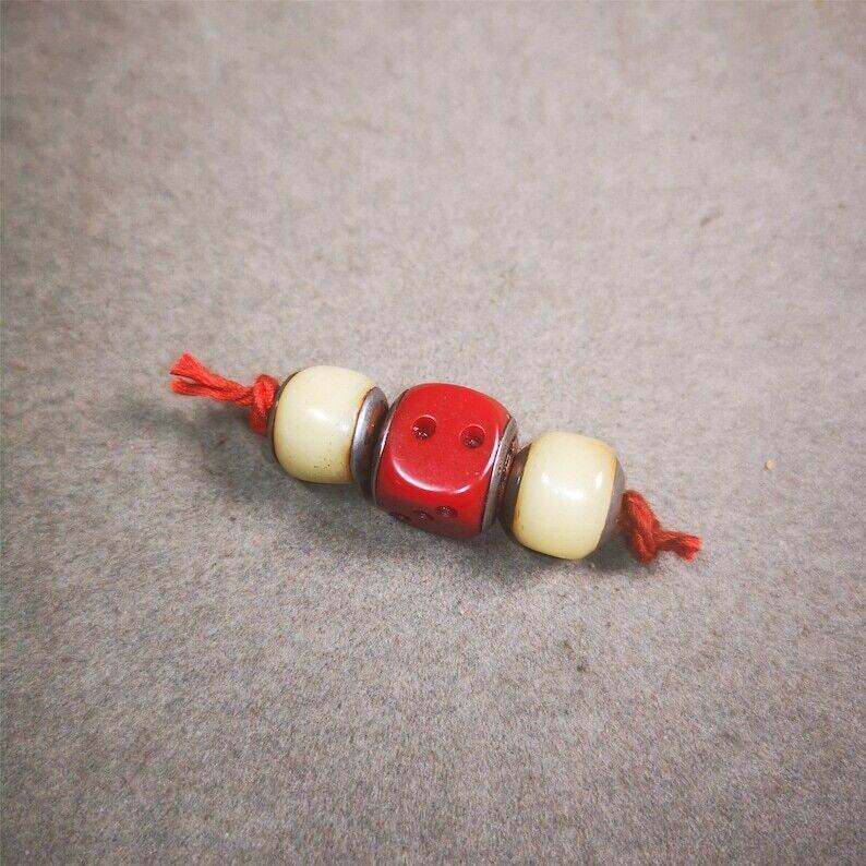 Mala Spacer Bead,Yak Bone Dice Marker Beads - Gandhanra-ART