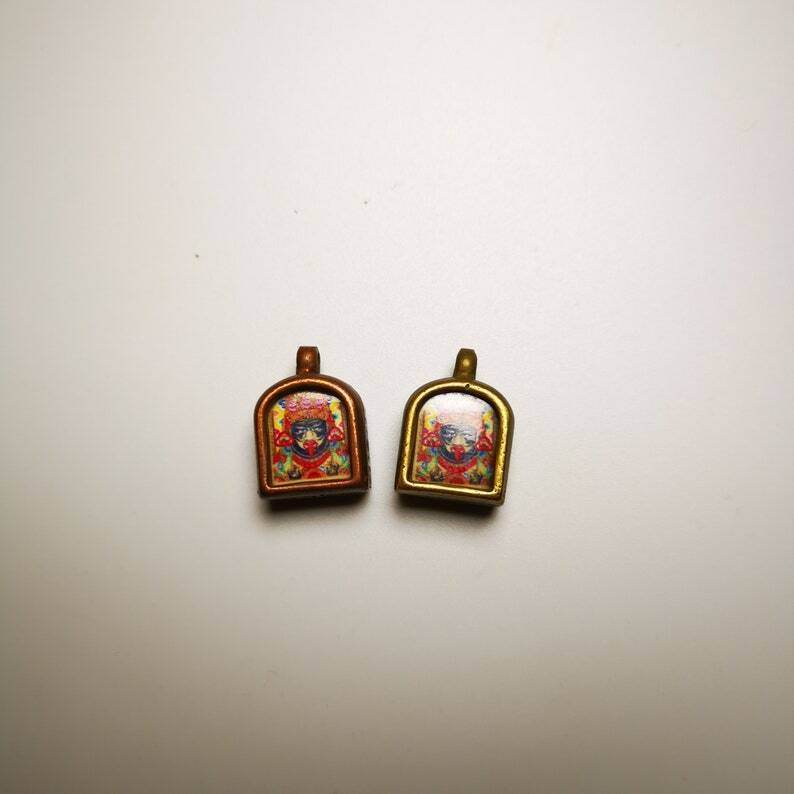 Gau Ghau Shrine,Drashi Lhamo,Zashi Lhamo,Altar Amulet Pendant - Gandhanra-ART