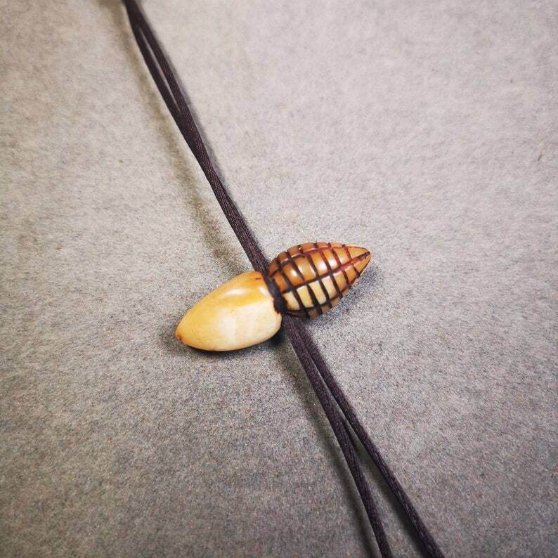 Yak Bone Carved Spacer Bead for Mala,Niang La TsaTsa Statue,Stupa Amulet - Gandhanra-ART