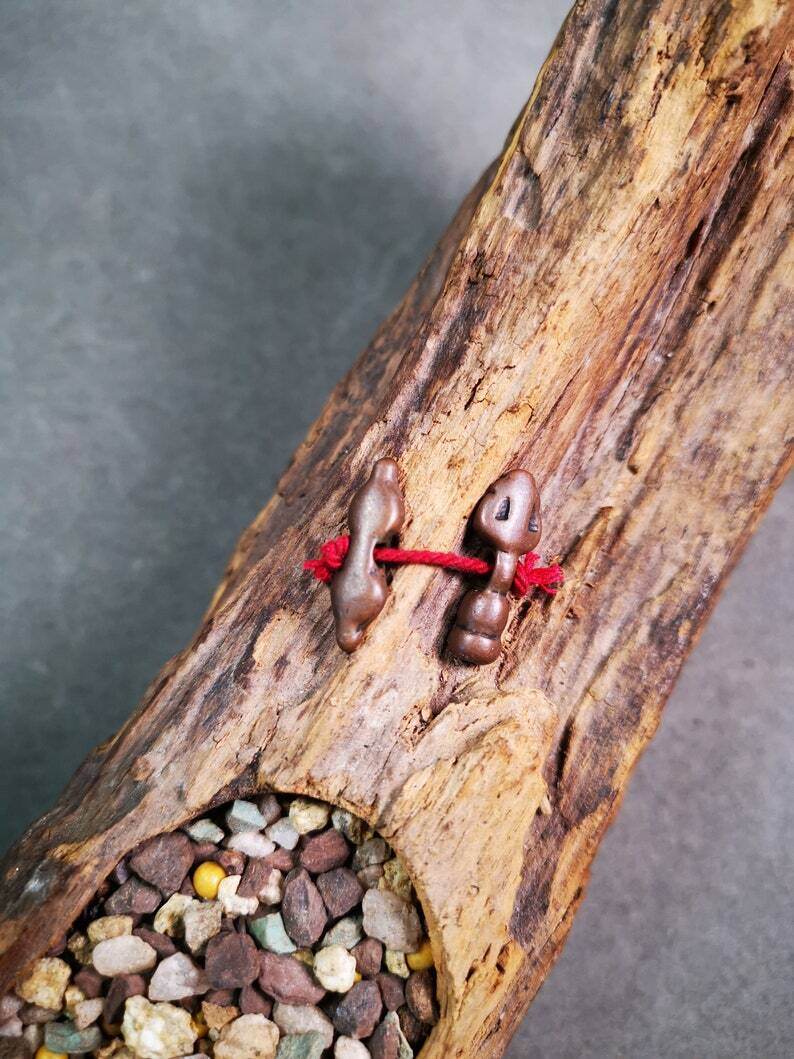 Amulet Pendant,Mini Vajra and Dorje Bell, Mala Accessories - Gandhanra-ART