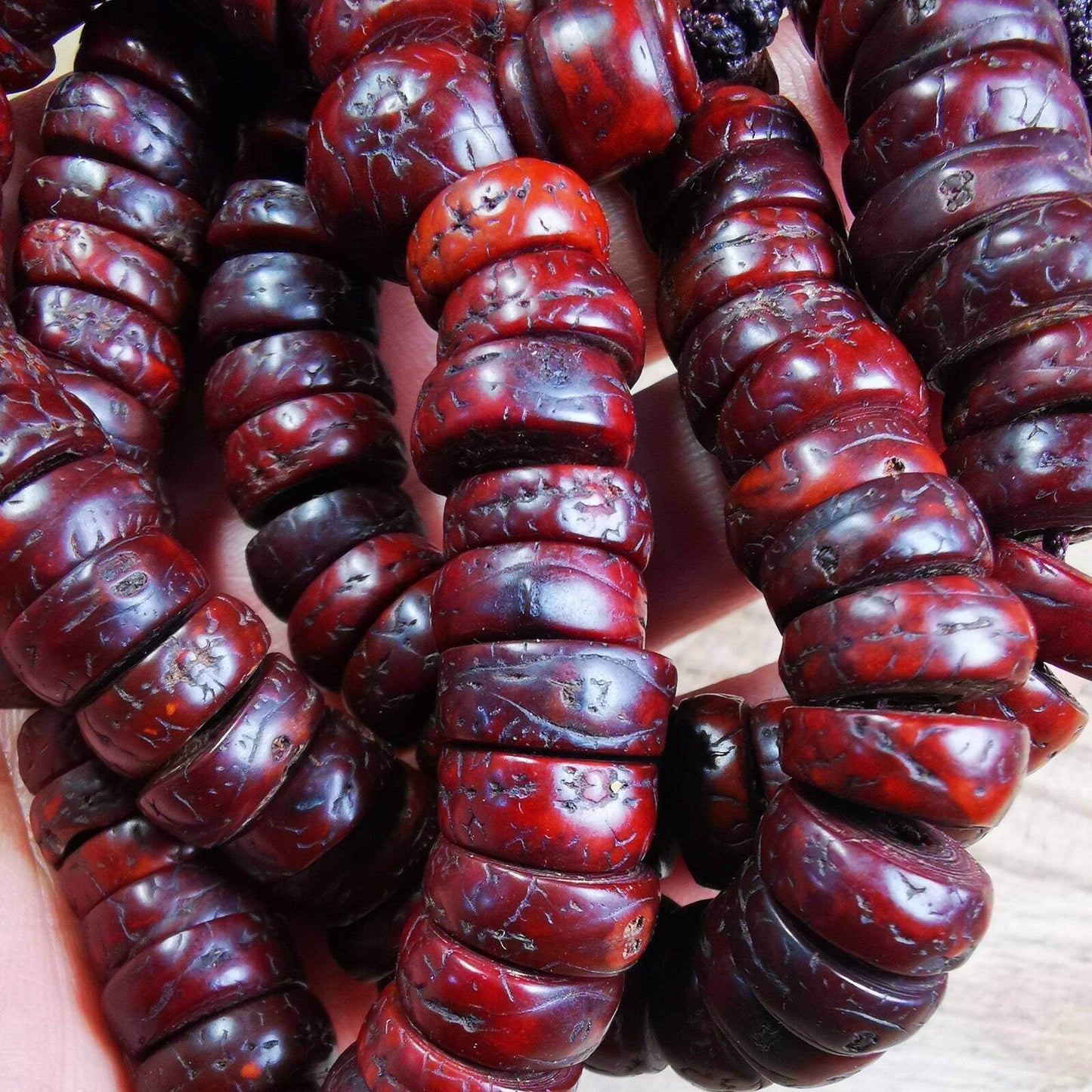 108 Bodhi Bead Mala,Old Prayer Beads Necklace - Gandhanra-ART