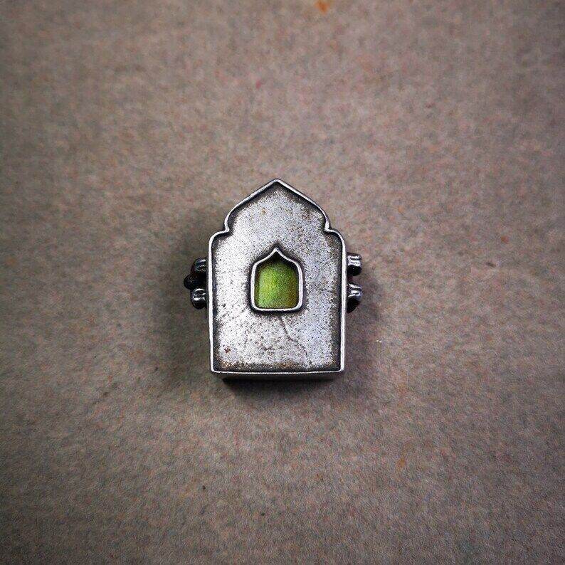 Antique Gau Ghau Shrine,Mini Tibetan Buddhist Altar Amulet Pendant - Gandhanra-ART