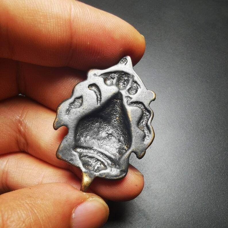 Shankha,Divine Conch Badge,Tibetan Buddhist Amulet Pendant - Gandhanra-ART