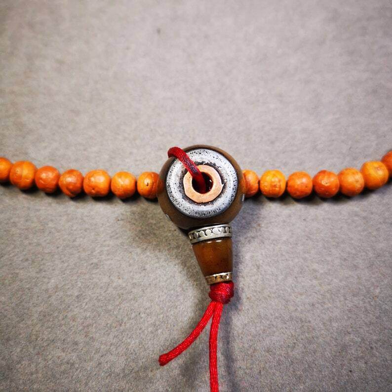 Guru Bead, T-drilled 3-Hole Bead - Gandhanra-ART