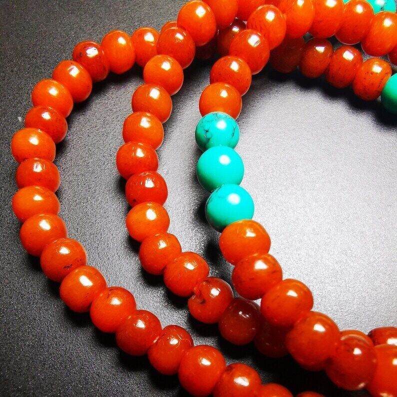 Yak Bone 108 Mala,6mm Prayer Beads - Gandhanra-ART