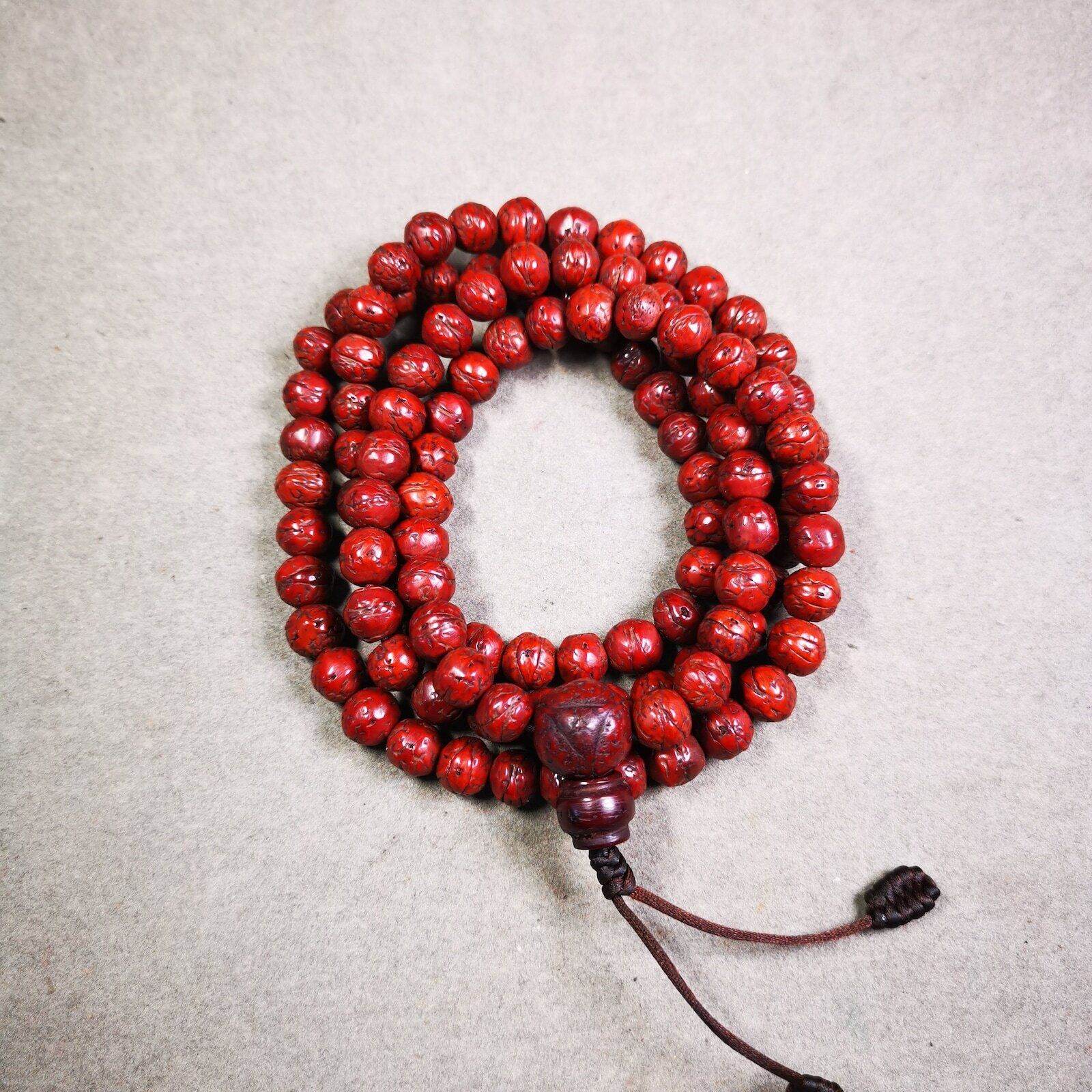 Old Mala,8.5mm Prayer Beads - Gandhanra-ART