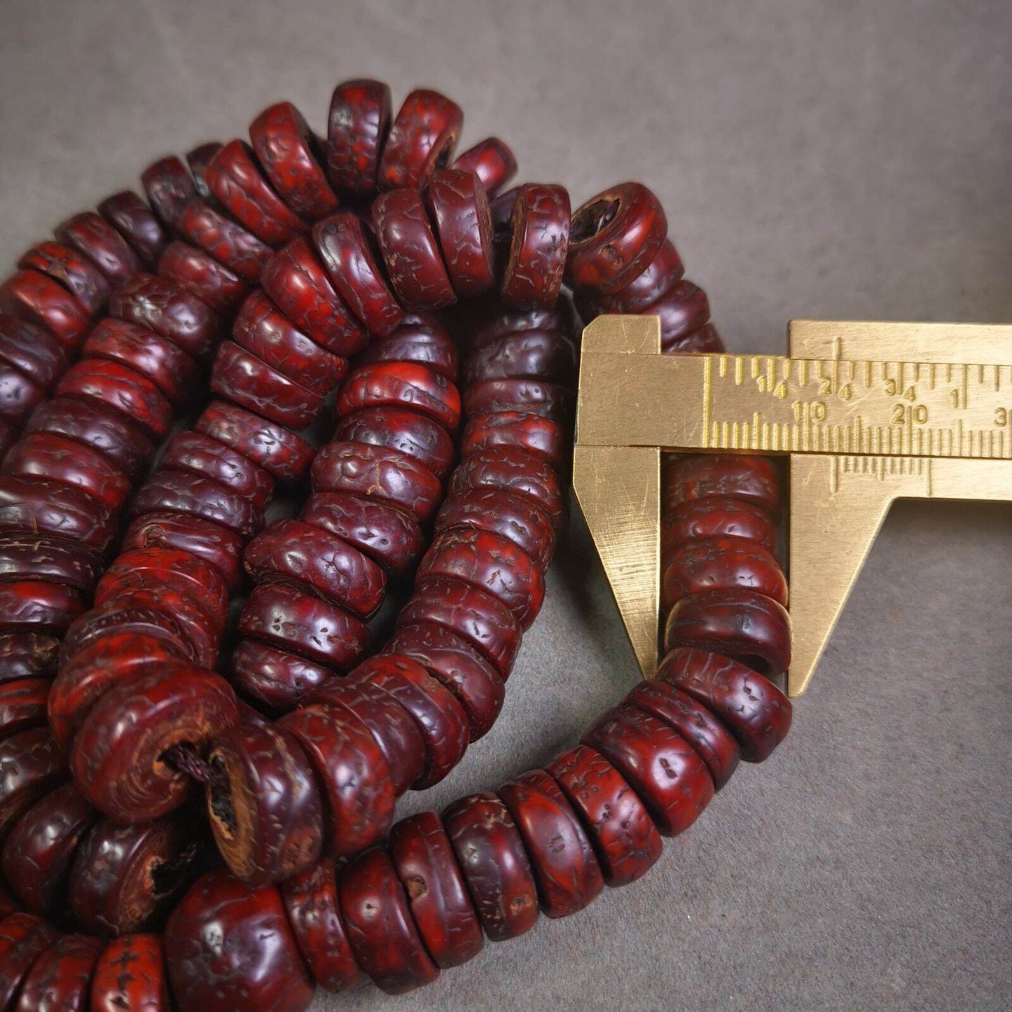 108 Bodhi Bead Mala,Old Prayer Beads Necklace - Gandhanra-ART