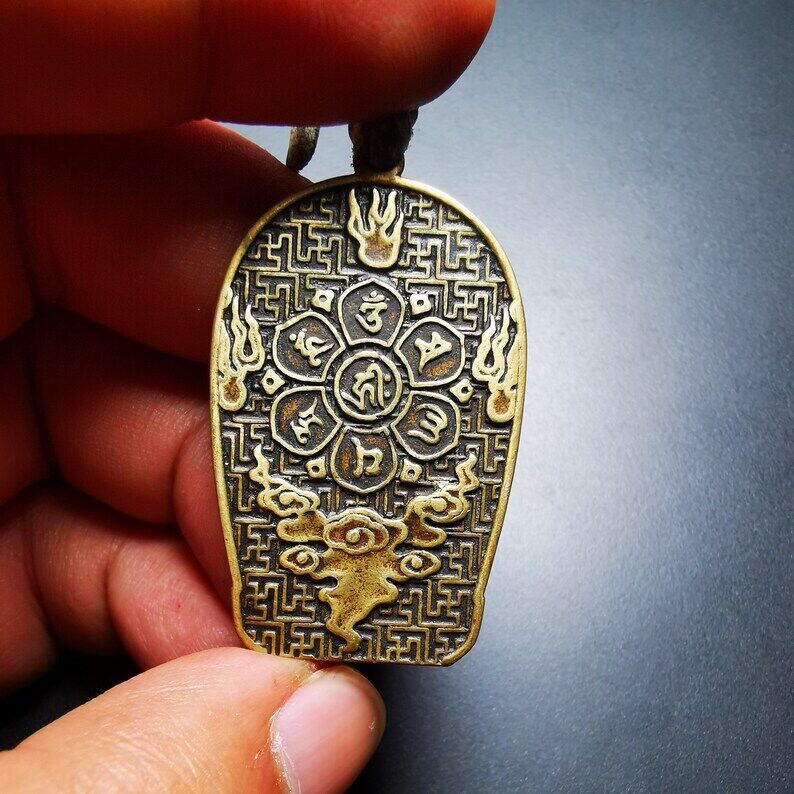 Gandhanra Tibetan Buddhist Amulet,Shakyamuni Pendant,Gautama Buddha Pendant