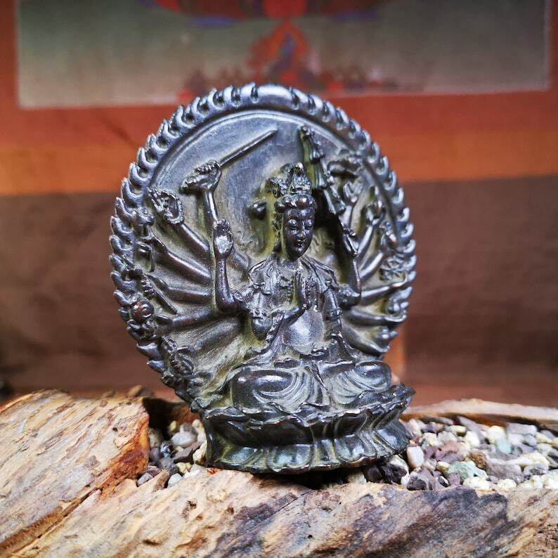 Statue,Thousand Armed Avalokitesvara,Padmapani,Kuanyin - Gandhanra-ART