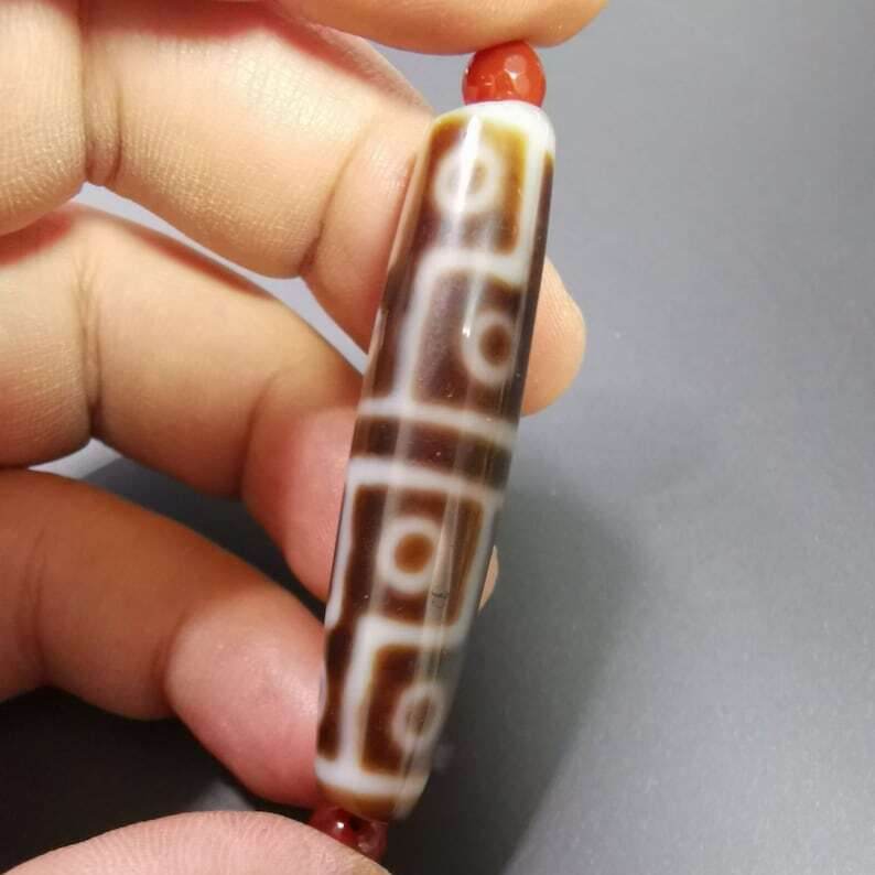 12 Eyes Dzi Bead - Gandhanra-ART