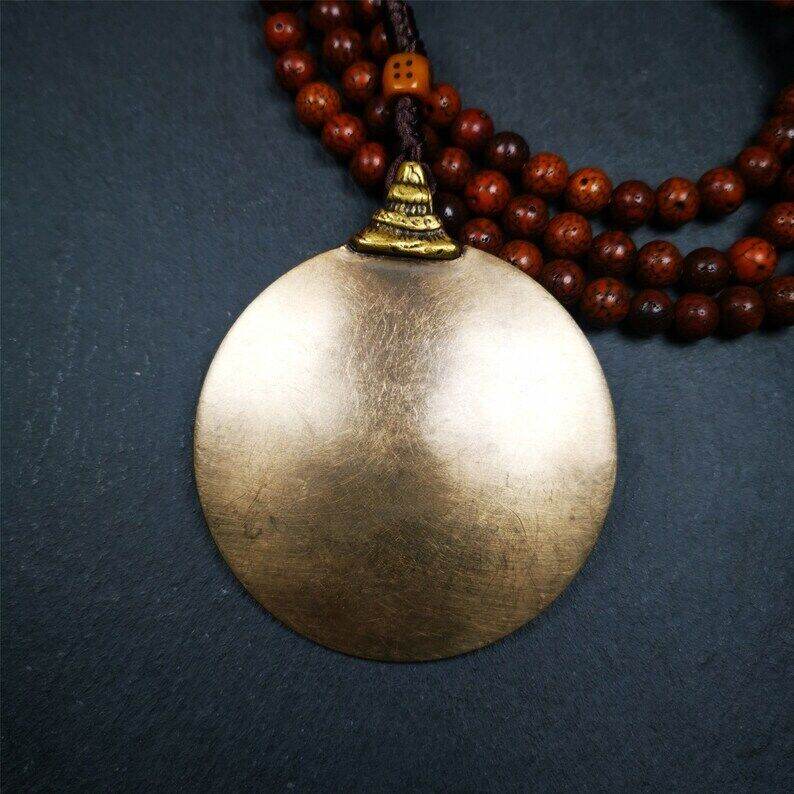 Amulet,Melong Mirror, SIPAHO(srid pa ho),Jiugong Bagua Badge - Gandhanra-ART