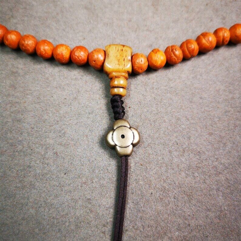 Amulett, Gesong Blumenmarker Abstandsperle für Gebetsperle, Mala