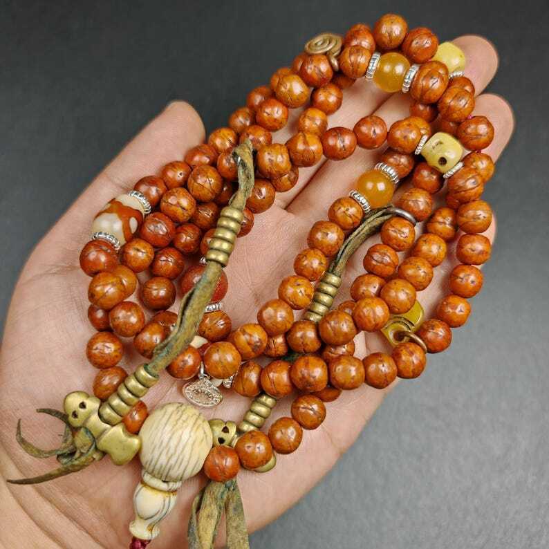 Collar Mala, cuentas de oración de 10 mm