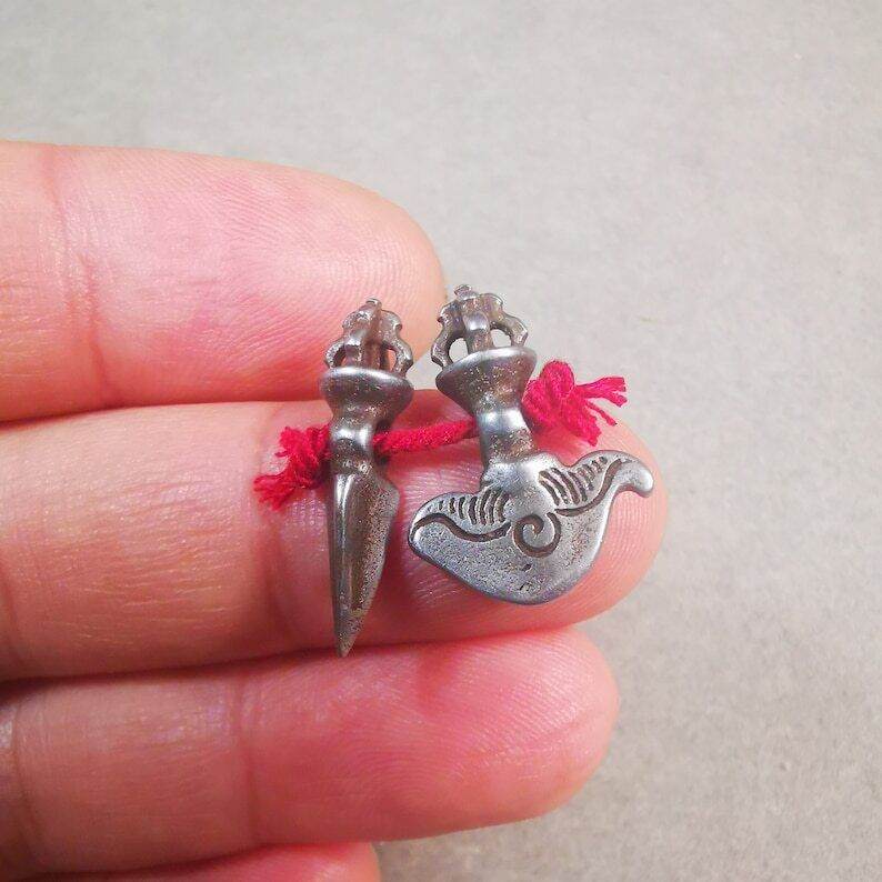 Mala Pendant,Mini Phurba and Kartika - Gandhanra-ART