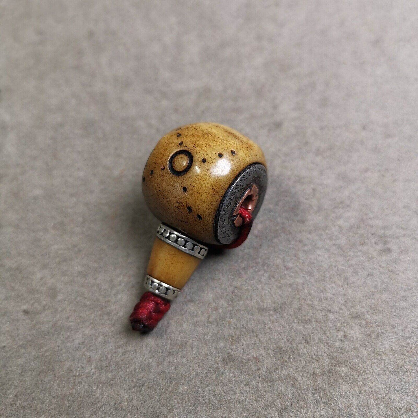 Guru Bead,T-drilled 3-Hole Prayer Bead - Gandhanra-ART