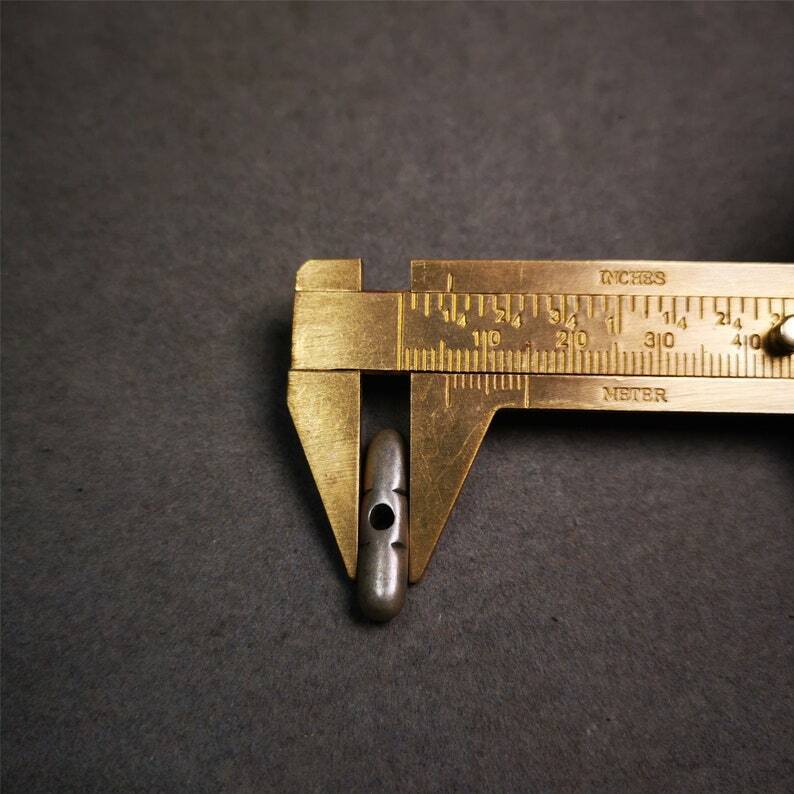 Amulet,Vajra Pendant for Mala,Bag Hanging,0.9" × 0.24" Gandhanra-ART