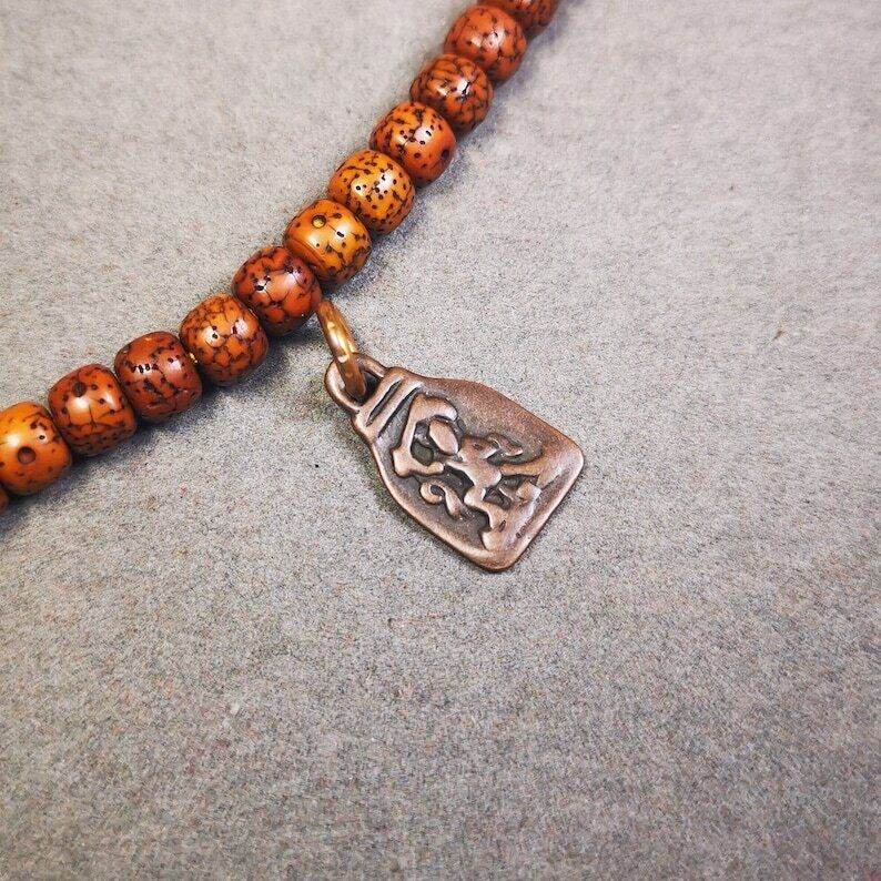 Mala Pendant,Vajrapani Amulet for Prayer Beads - Gandhanra-ART