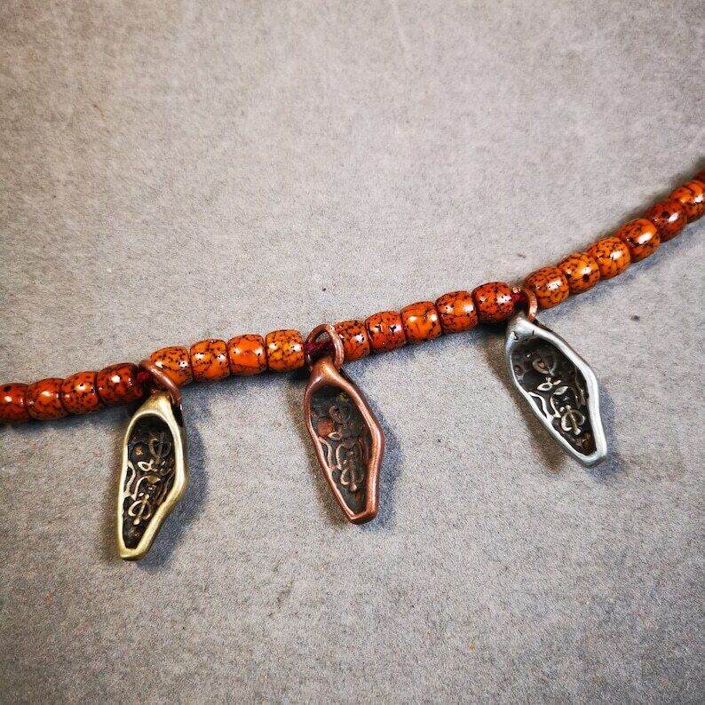 Mala Counter Pendant,OM Bead Amulet - Gandhanra-ART