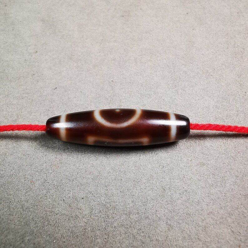 Heaven & Earth Dzi Bead - Gandhanra-ART