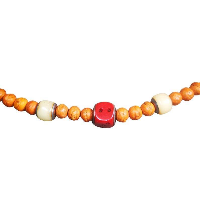Mala Spacer Bead,Yak Bone Dice Marker Beads - Gandhanra-ART