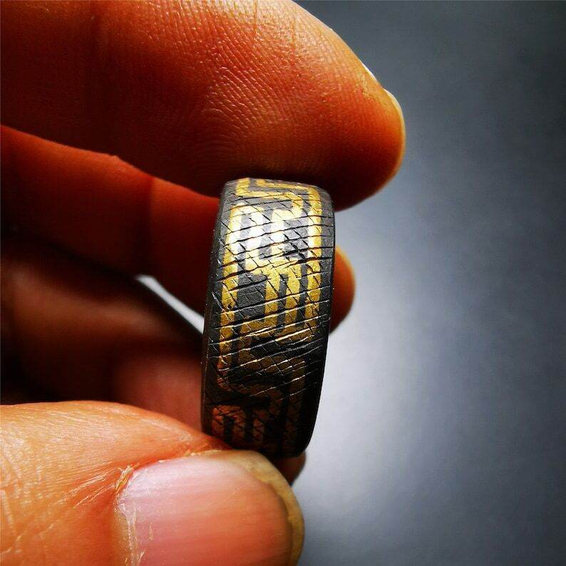 Gandhanra Unique Handmade Tibetan Ring,Made of Gold Filled and Silver Filled - Gandhanra-ART