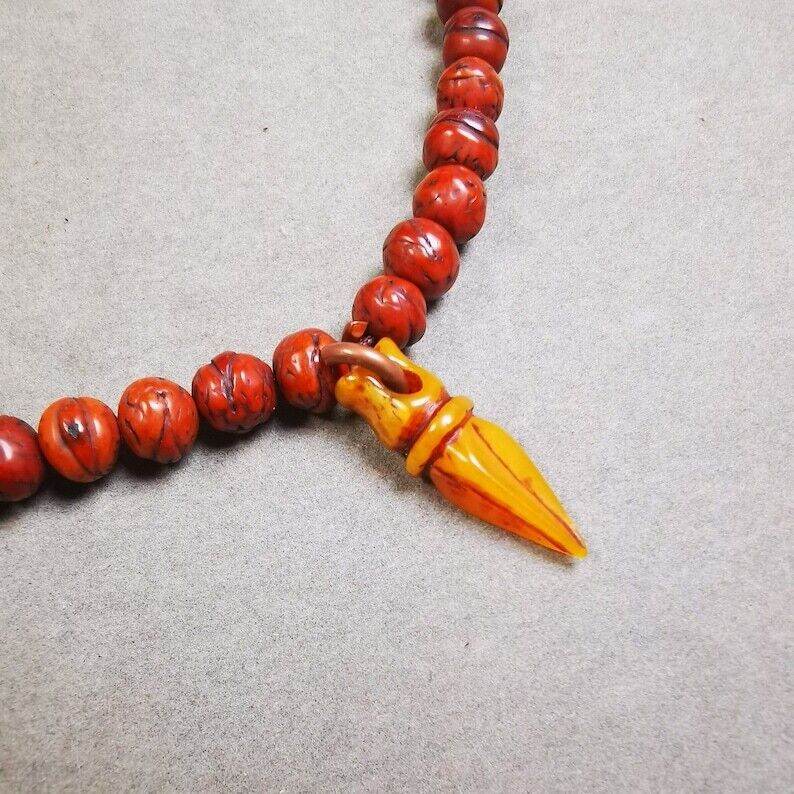 Tibetan Yak Bone Amulet Vajra Kila(Dorje Phurba) - Gandhanra-ART