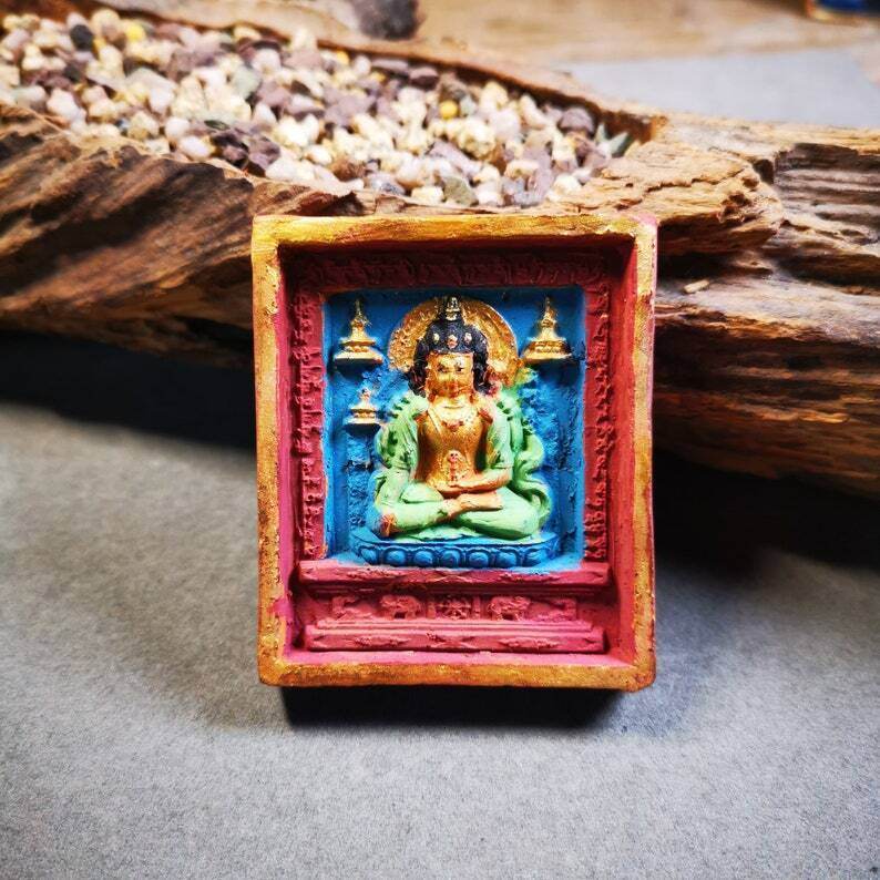 Tsa Tsa Mold Statue,Shakyamuni,Gautama Buddha - Gandhanra-ART