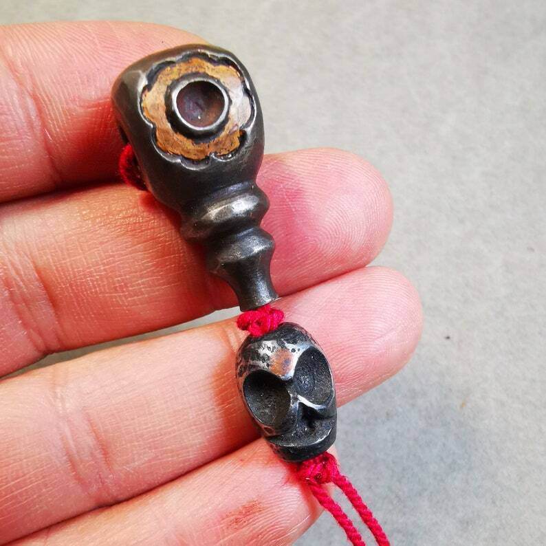Guru Bead,T-drilled 3-Hole Bead for Prayer Bead - Gandhanra-ART