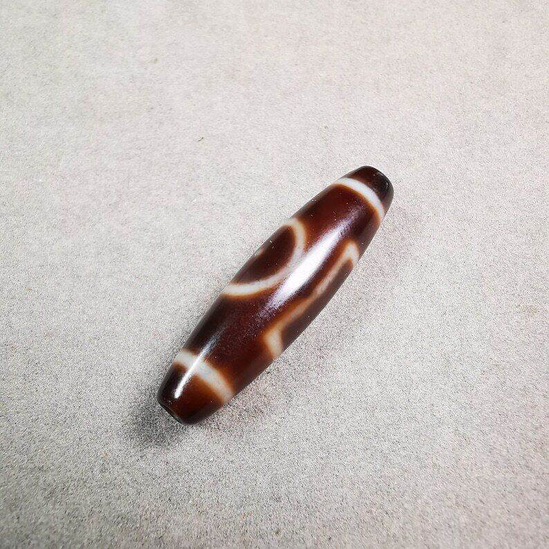 Heaven & Earth Dzi Bead - Gandhanra-ART