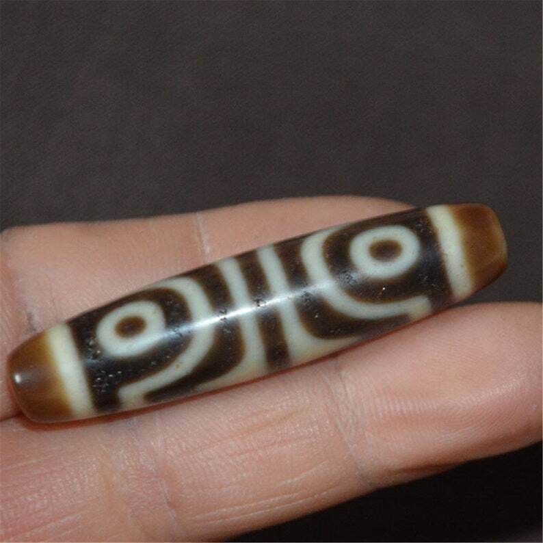 4 Eyes Dzi Bead - Gandhanra-ART