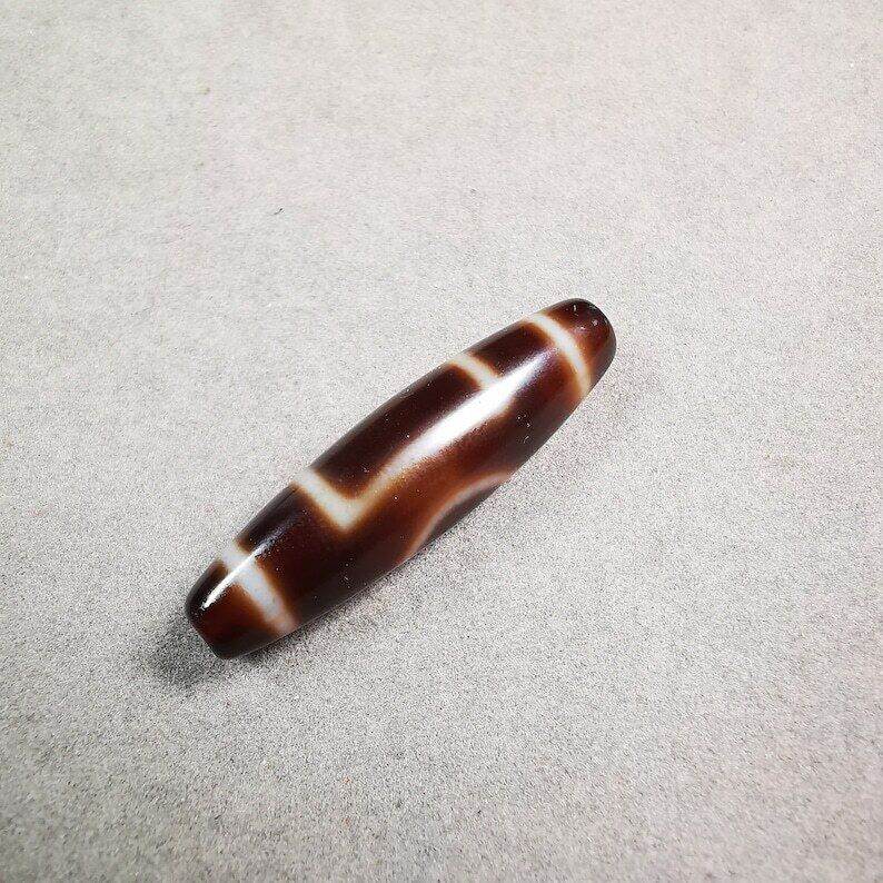 Heaven & Earth Dzi Bead - Gandhanra-ART